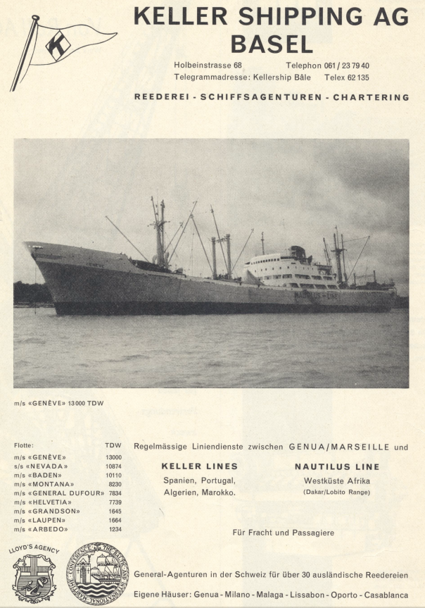 Keller Inserat  Feb. 1964