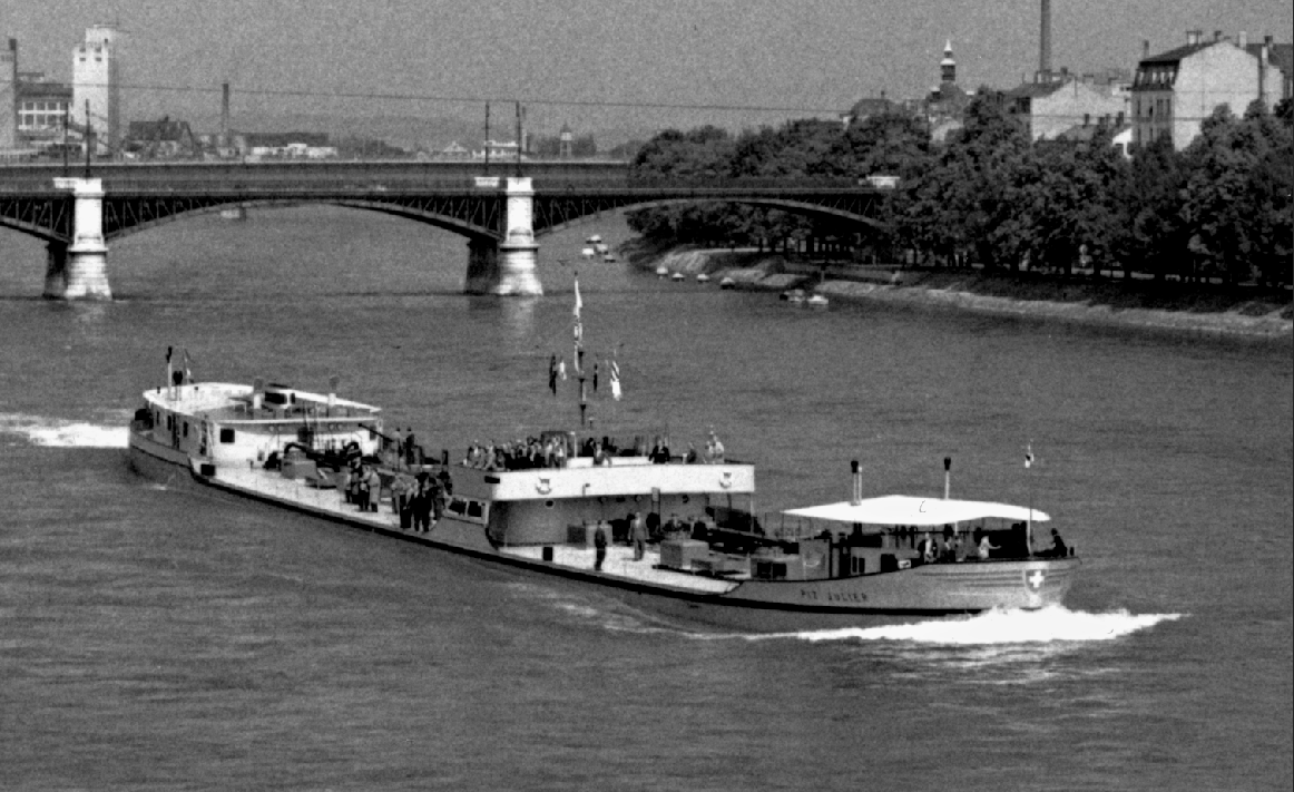 PIZ JULIER bei der 1. Ankunft in Basel