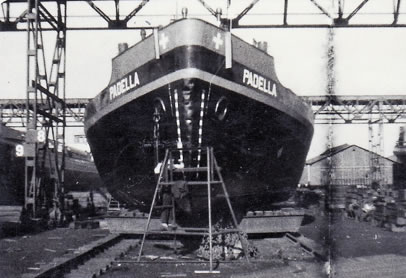 PADELLA auf der Werft